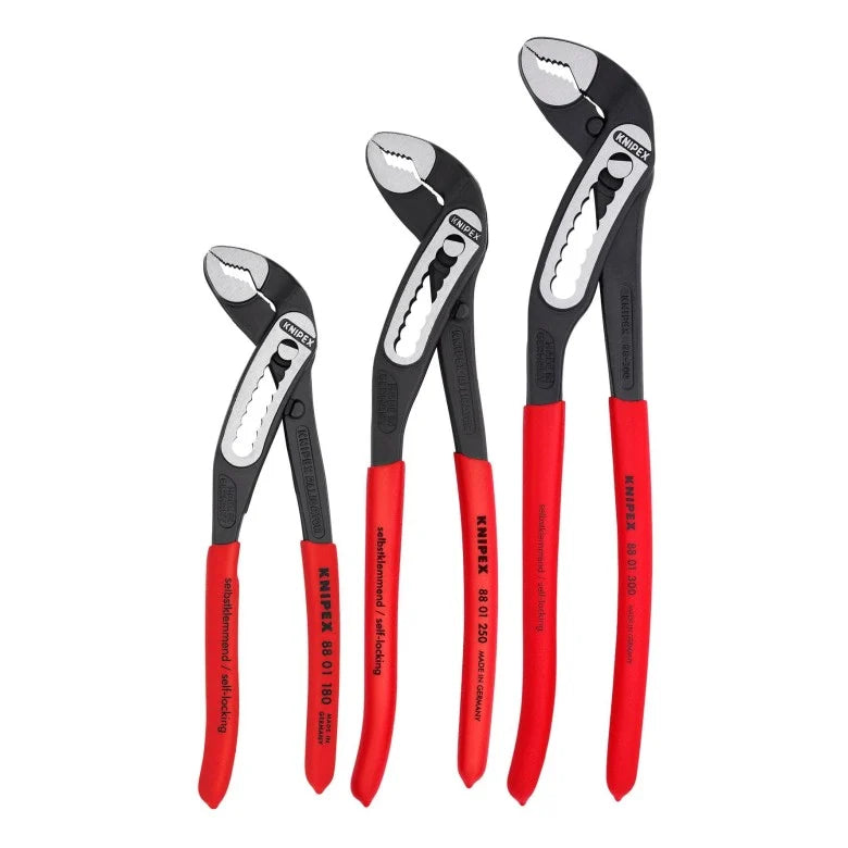Knipex 00 20 07 US1 3 Piece Alligator Pliers Set