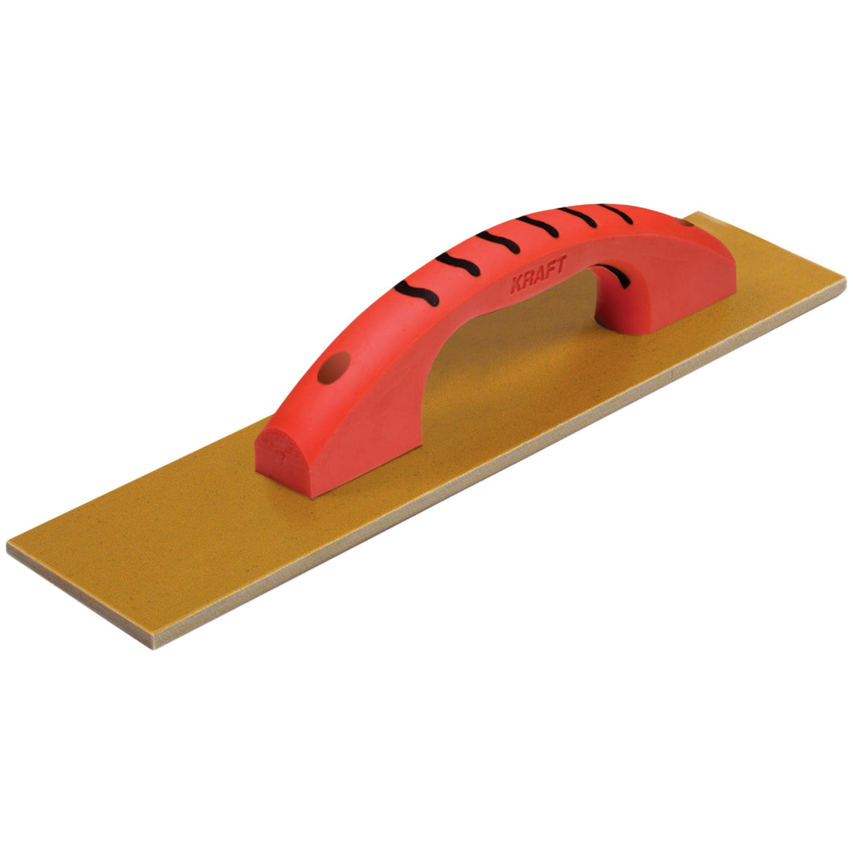 Kraft Tool CF505PF 16" x 3-1/2" Square End Laminated Canvas-Resin Hand Float with ProForm® Handle