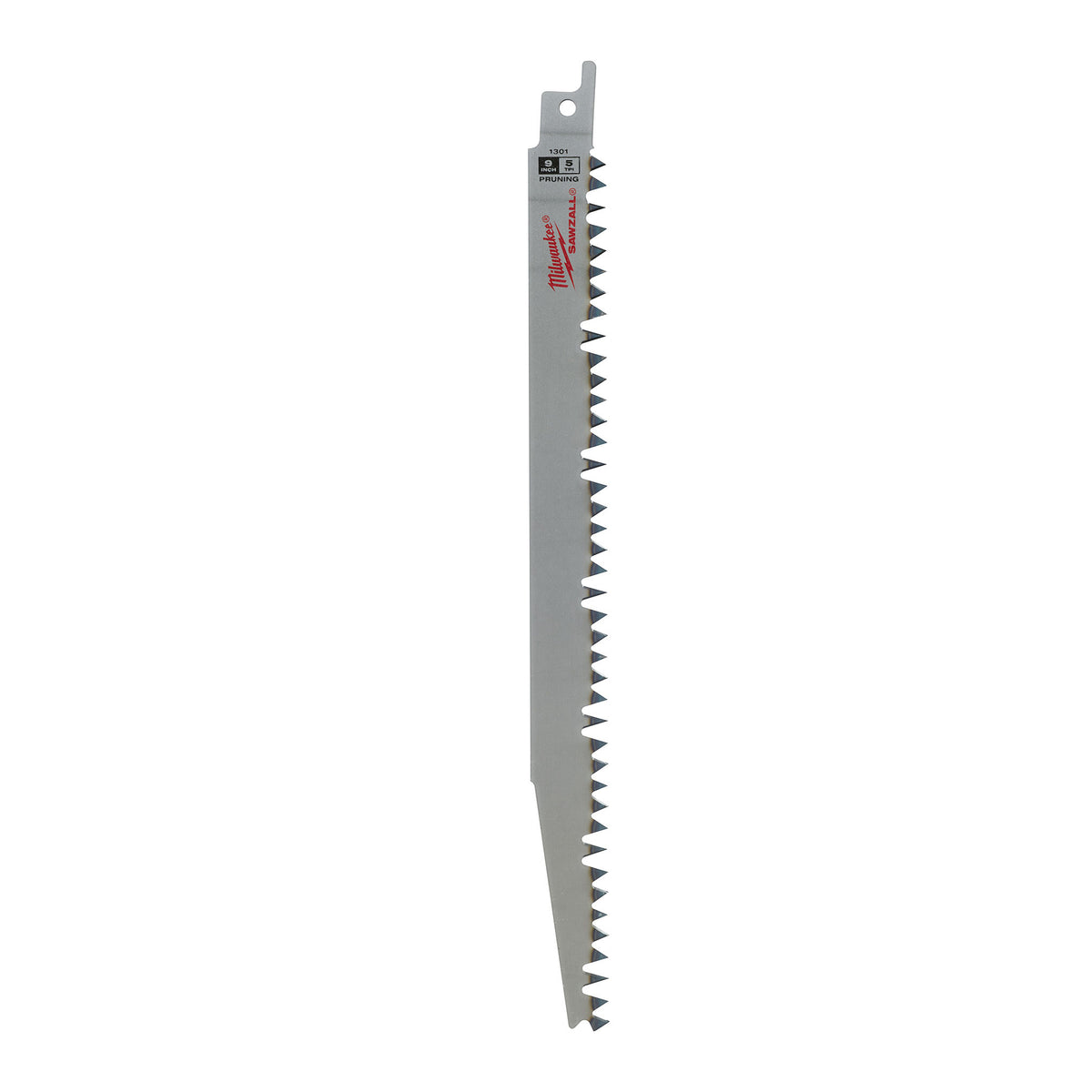 Milwaukee 9 in. 5 TPI Fleam Ground Pruning SAWZALL Blade (5 PK) – 48-00-1301