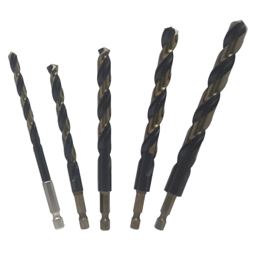 Drill America POUCSNPT5 5 Piece NPT Pipe Tap Set (1/8""