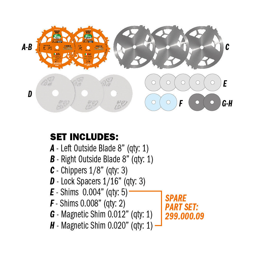 LOCKED DADO PRO SET 230.312.08