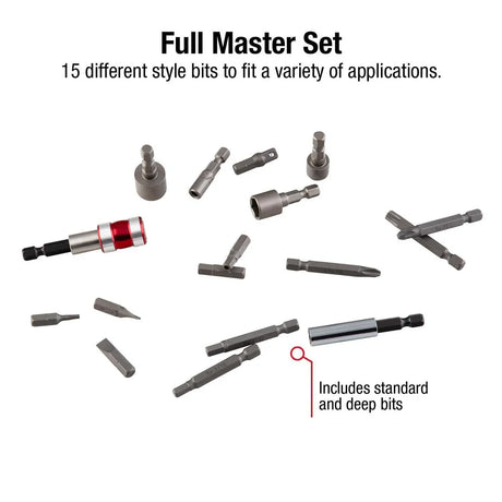 Sunex 9729 208-Piece Master Bit Set