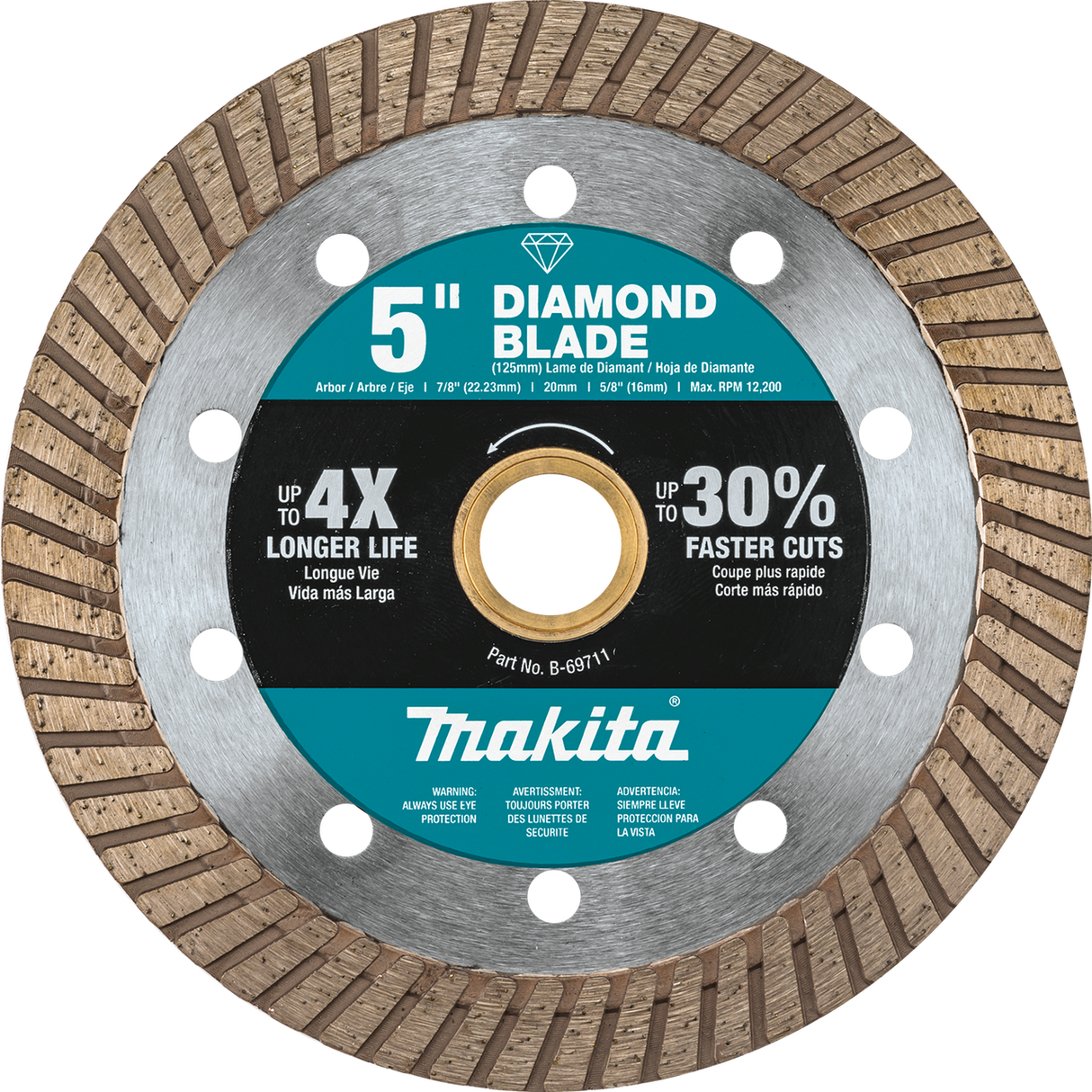 5" Diamond Blade, Turbo, General Purpose