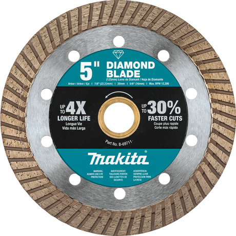 5" Diamond Blade, Turbo, General Purpose