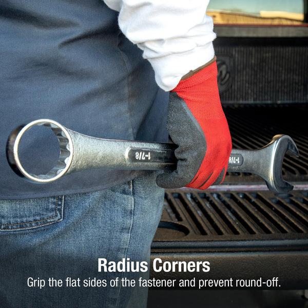 Sunex 97010A 10-Pc Sae Raised Panel Jumbo Combi Wrench Set