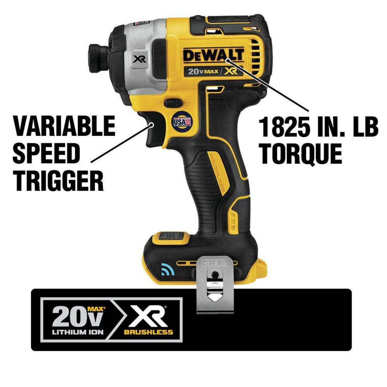20V MAX* XR® BRUSHLESS TOOL CONNECT™ IMPACT DRIVER (TOOL ONLY)