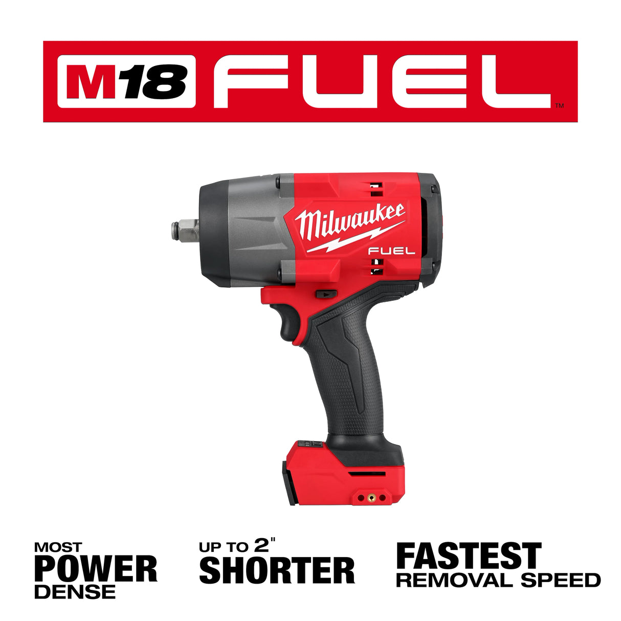 Milwaukee 2967-20 M18 Fuel 1/2 High Torque Impact Wrench With Friction Ring