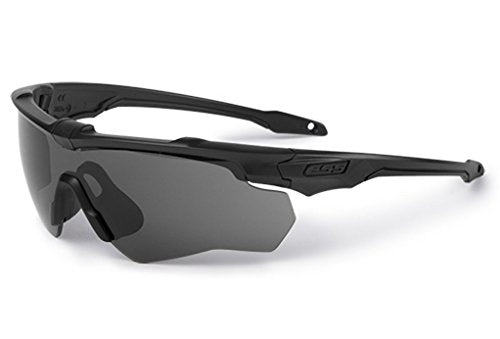 ESS Crossblade ONE Ballistic Eyeshield – Black Frame with Smoke Gray Lens (EE9032-07)