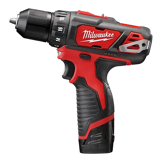 Milwaukee 2494-22 M12 Cordless Drill/Driver Hex Imp 2 Piece (1) Battery Kit