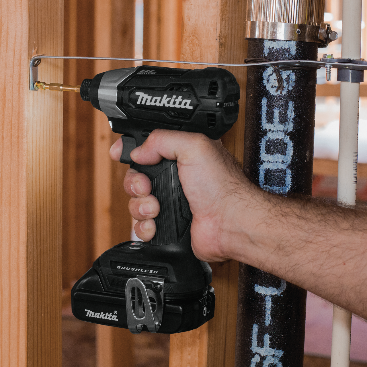 Makita CX401SYB Sub-Compact 4 Pc. Kit with BONUS BL1850B Battery