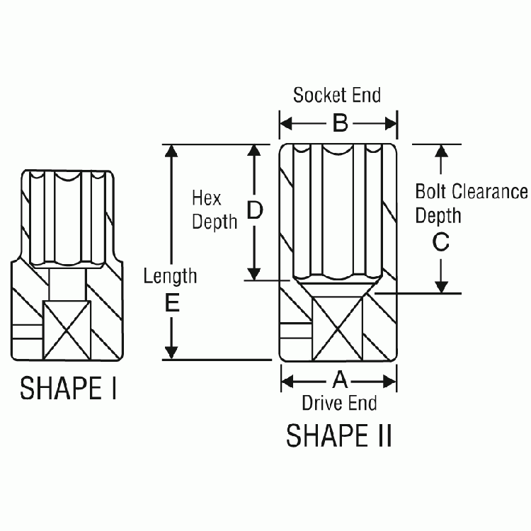 Grey Pneumatic 1016R 3/8" Drive x 1/2" Standard Socket