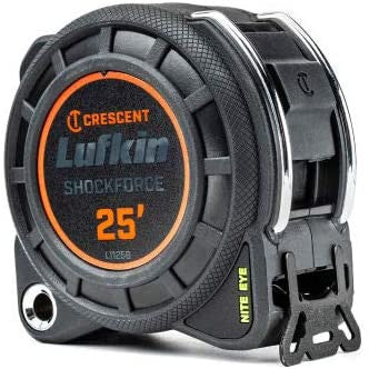 1-3/16" x 25' Shockforce Nite Eye™ Dual Sided Tape Measure