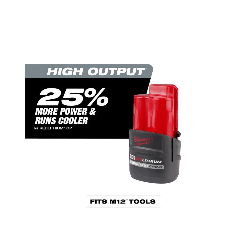 Milwaukee 48-11-2425 2.5ah 12v Battery Pack