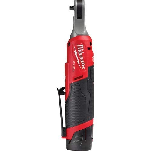 Milwaukee 2566-22 M12 FUEL Brushless Lithium-Ion 1/4 In Cordless High Speed Ratchet Kit with 2 Batt