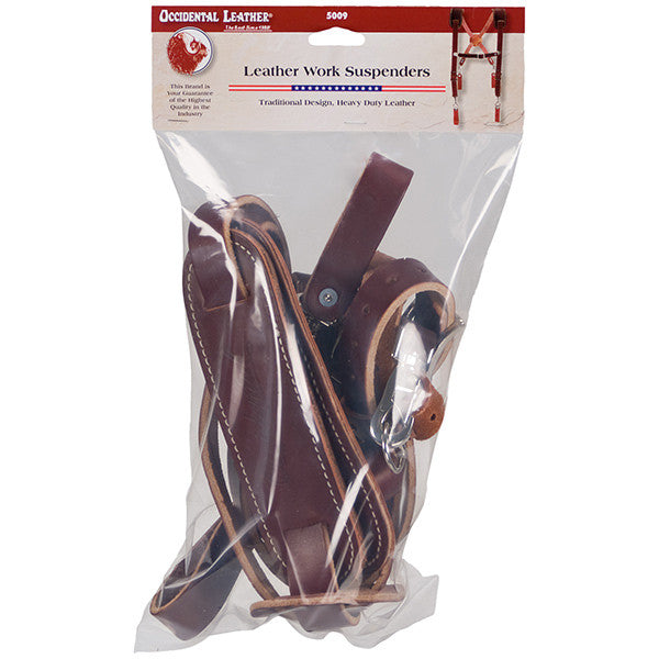LEATHER WORK SUSPENDERS