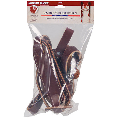 LEATHER WORK SUSPENDERS
