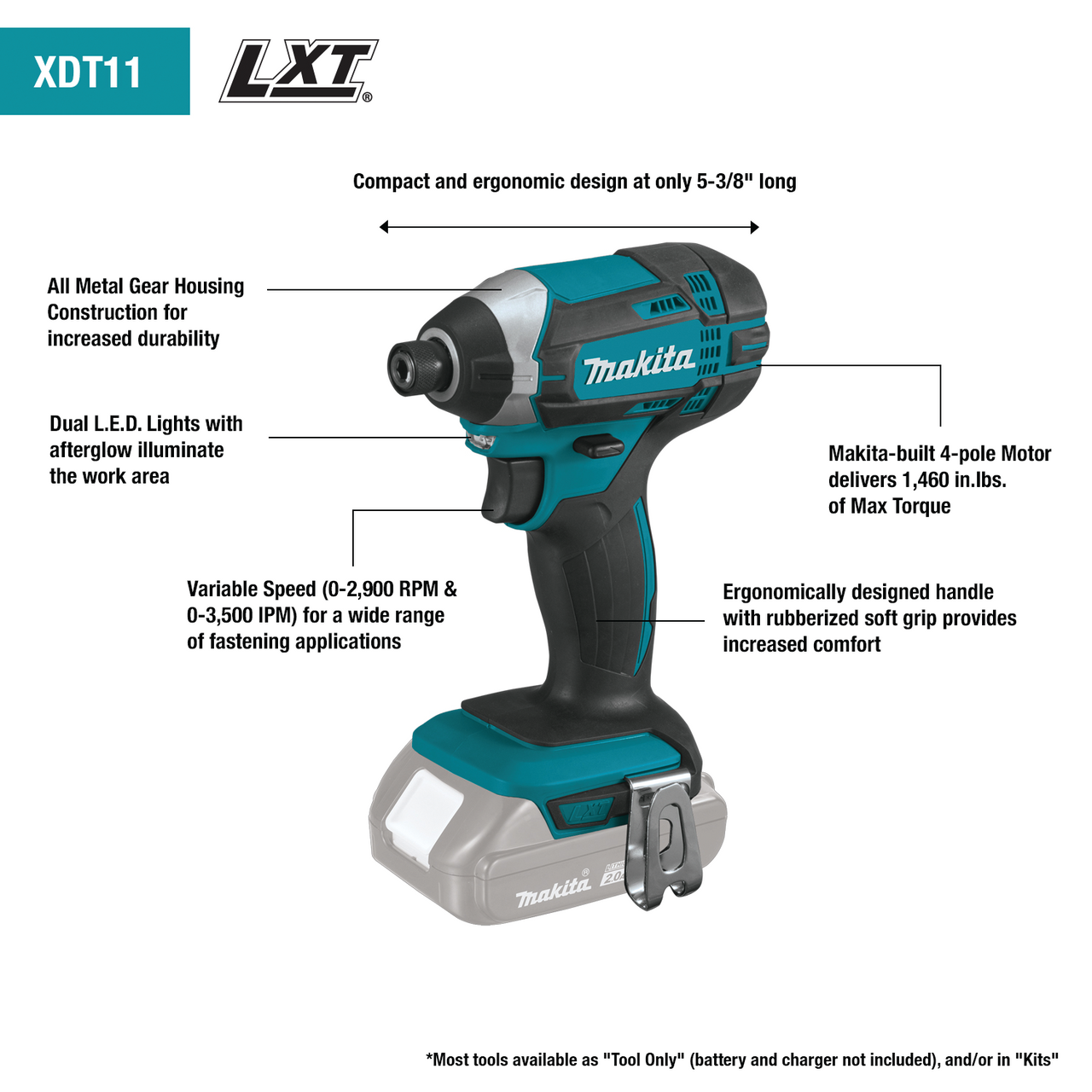 18V LXT® Lithium‑Ion Compact Cordless 2‑Pc. Combo Kit (1.5Ah)