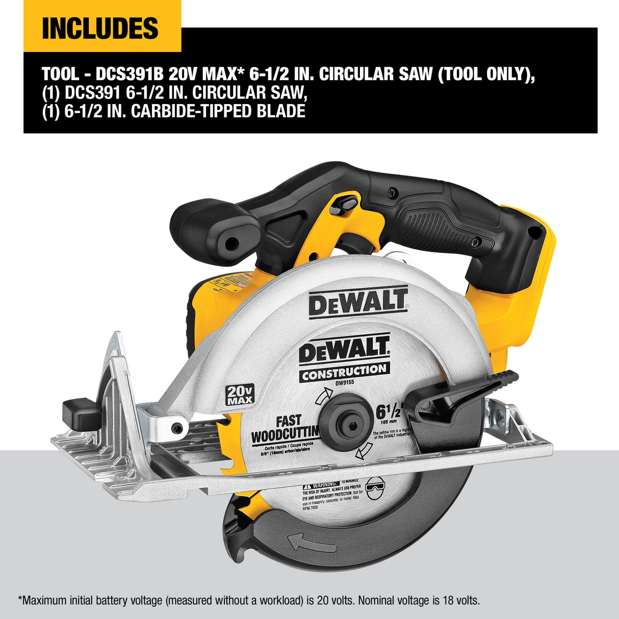 Dewalt DCS391B Circular Saw