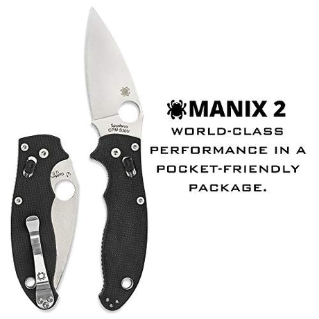 Spyderco C101GP2 Manix 2 Signature Knife