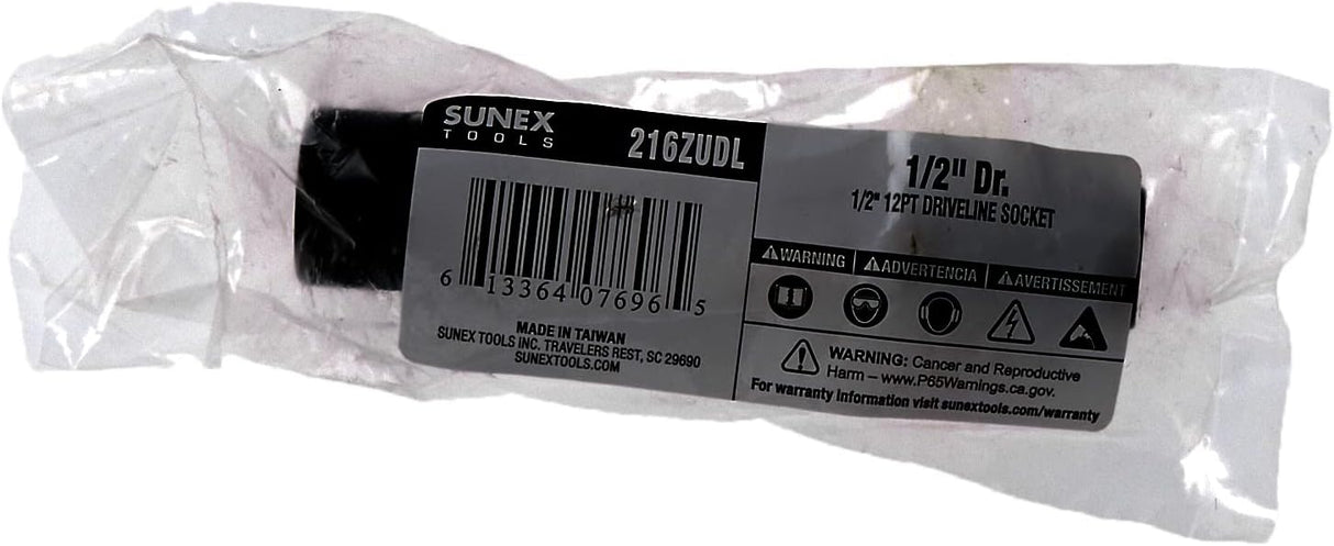 Sunex 216ZUDL 1/2 In. Drive 12-Point Driveline Impact