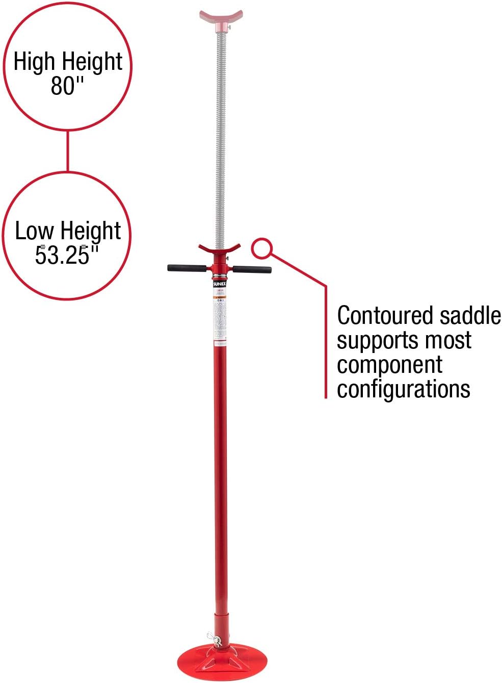 Sunex 6809A 3/4 Ton Underhoist Stand