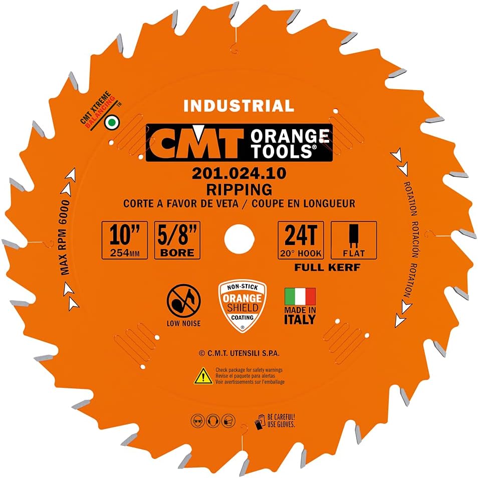 CMT 201.024.10 10" Industrial Ripping Saw Blade