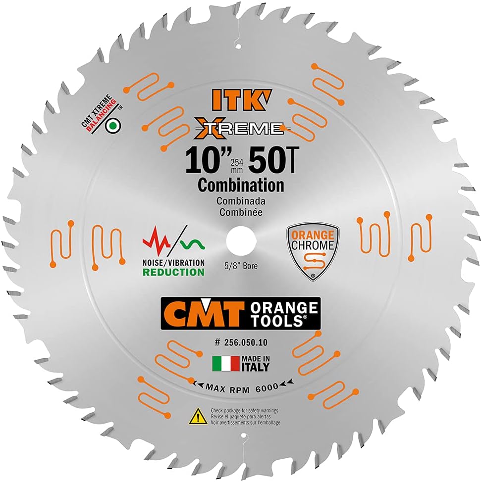 CMT 256.050.10 10" ITK XTreme Industrial Combination Saw Blade