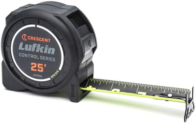 1-3/16" x 25' Command Control Series™ Black Clad Tape Measure