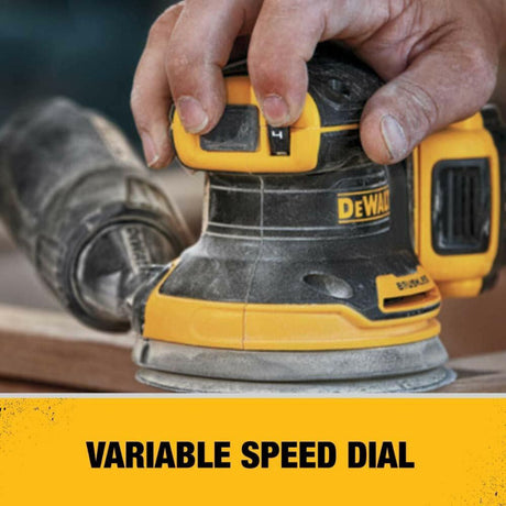 20V MAX* XR® 5 IN. BRUSHLESS CORDLESS VARIABLE-SPEED RANDOM ORBITAL SANDER (TOOL ONLY)