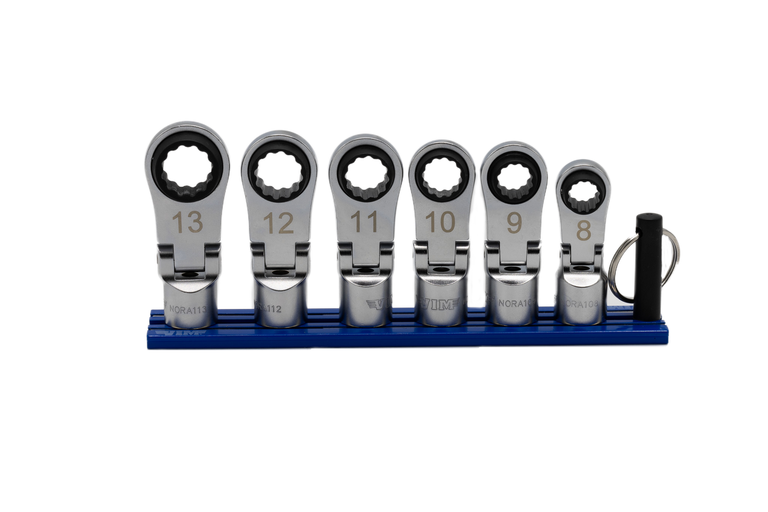 VIM Tools NORA150 6 Piece 12Pt Nano Flex Offset Ratcheting Attachment