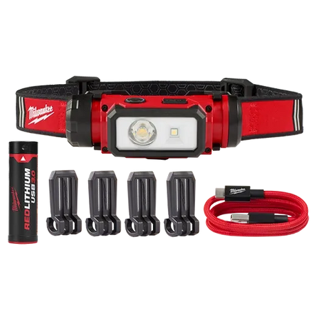 Milwaukee 2163-21 Redlithium Usb Hard Hat Headlamp