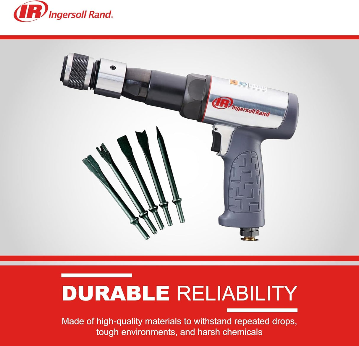 Ingersoll Rand 119MAXK Long Barrel Air Hammer Kit - Low Vibration