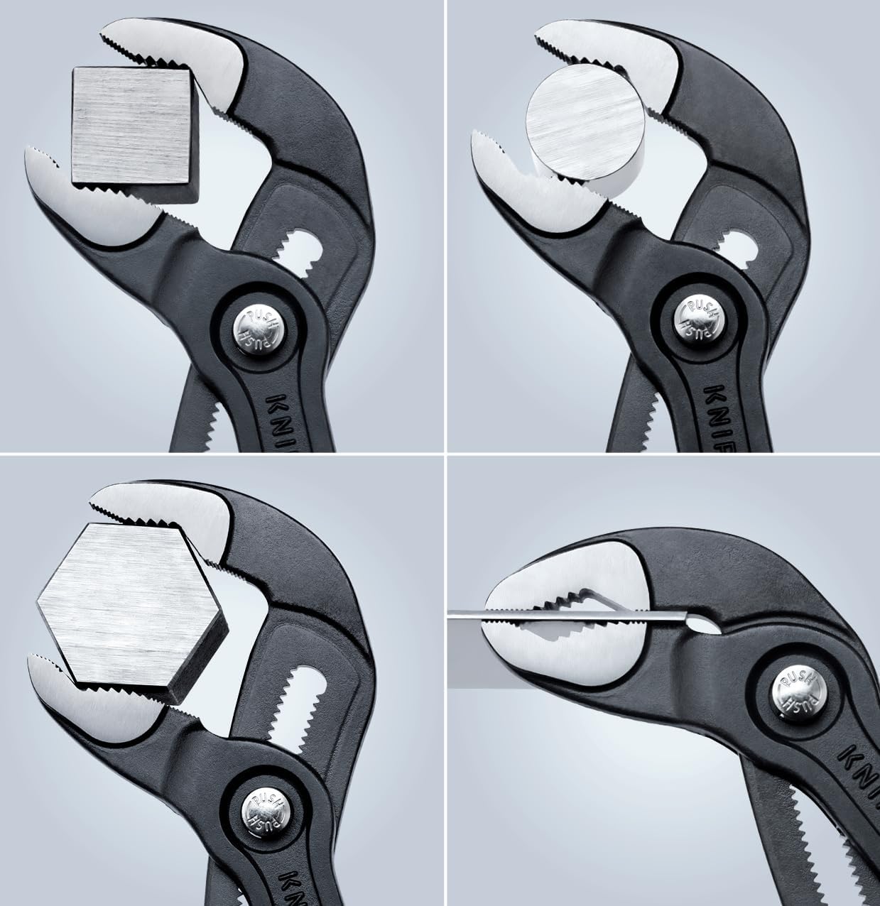 Knipex 00 20 06 US1 3 Piece Cobra Pliers Set (7, 10, & 12)