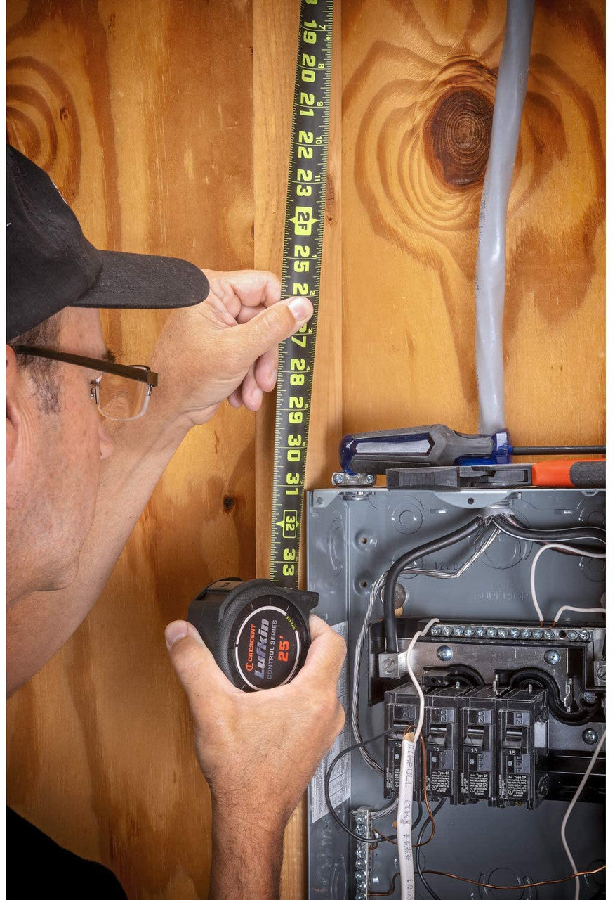 1-3/16" x 25' Command Control Series™ Black Clad Tape Measure