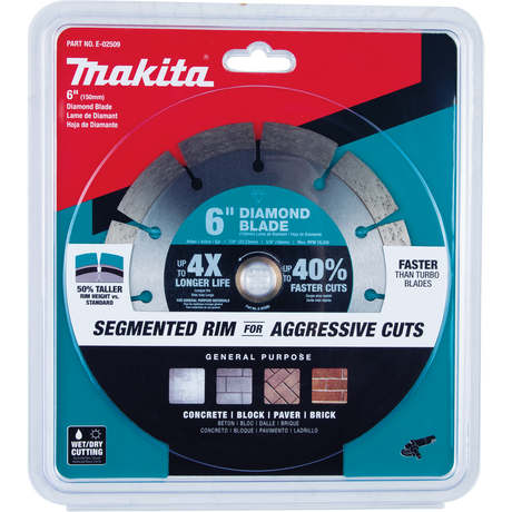 6" Diamond Blade, Segmented, General Purpose