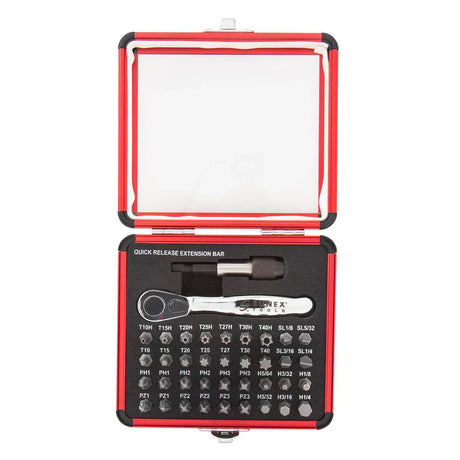 Sunex 9726 38 Pc Mini Ratchet And Bit Set