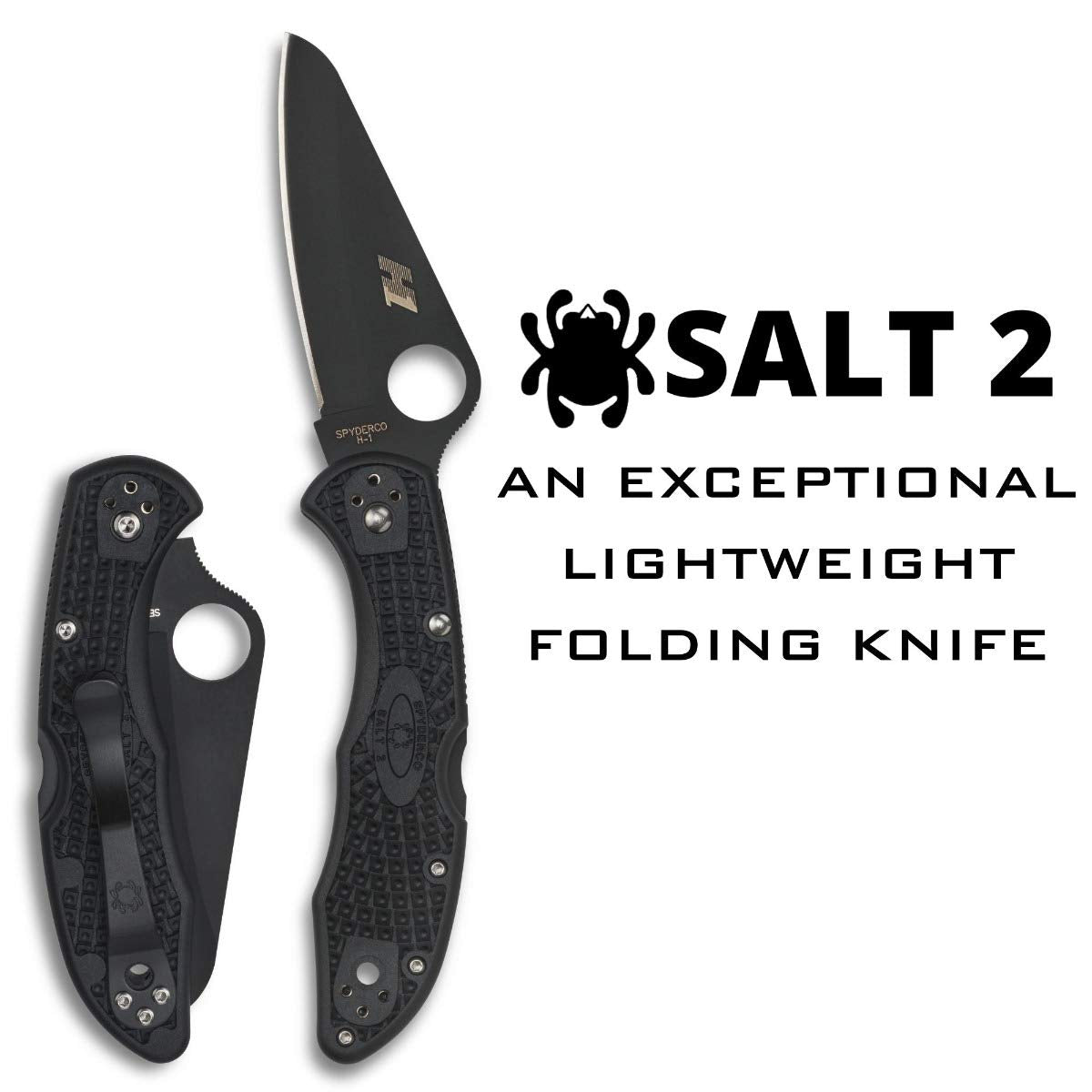 Spyderco C88PBBK2 Salt 2 Lightweight Knife