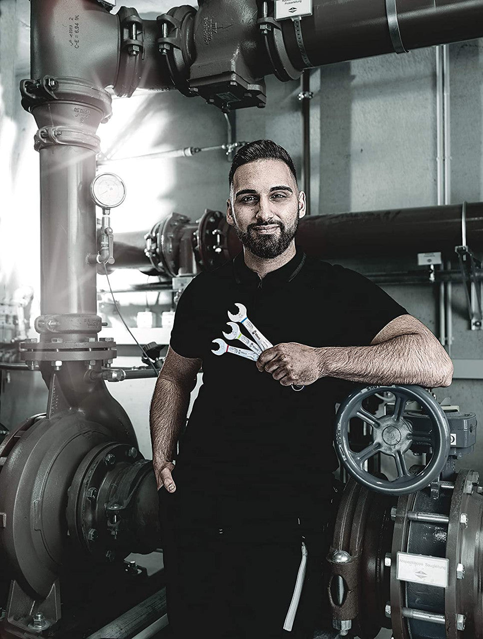 Wera 6003 Joker 8 Imperial Set 1 Combination Wrench Set, 8 Pieces