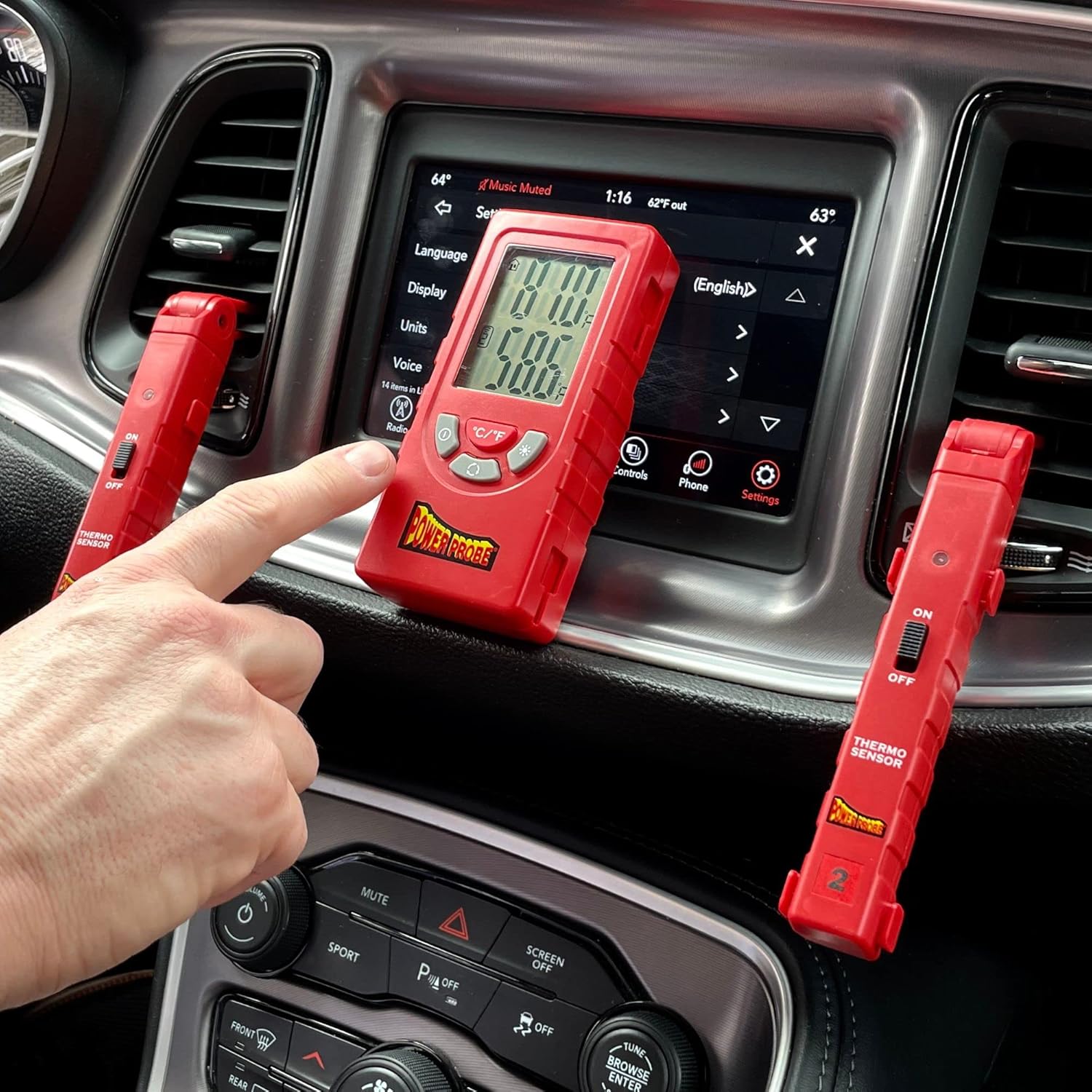 Power Probe TEMPKIT Dual-Zone Digital Wireless Thermometer