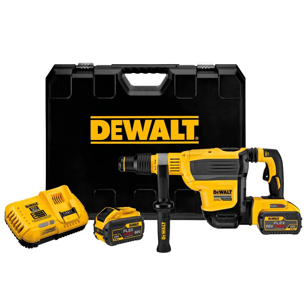 DEWALT DCH614X2 60V SDS MAX 1-3/4 ROTARY HAMMER