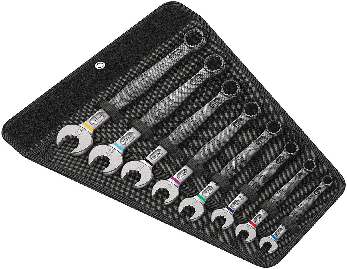 Wera 6003 Joker 8 Imperial Set 1 Combination Wrench Set, 8 Pieces