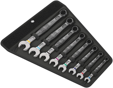 Wera 6003 Joker 8 Imperial Set 1 Combination Wrench Set, 8 Pieces