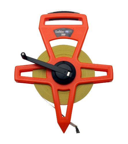 Crescent Lufkin PS1808N 1/2" x 200' Pro Series Ny-Clad Steel Tape