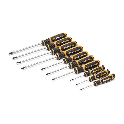 GEARWRENCH GWMSSCRTX 10 Piece Torx Dual Material Screwdriver Set