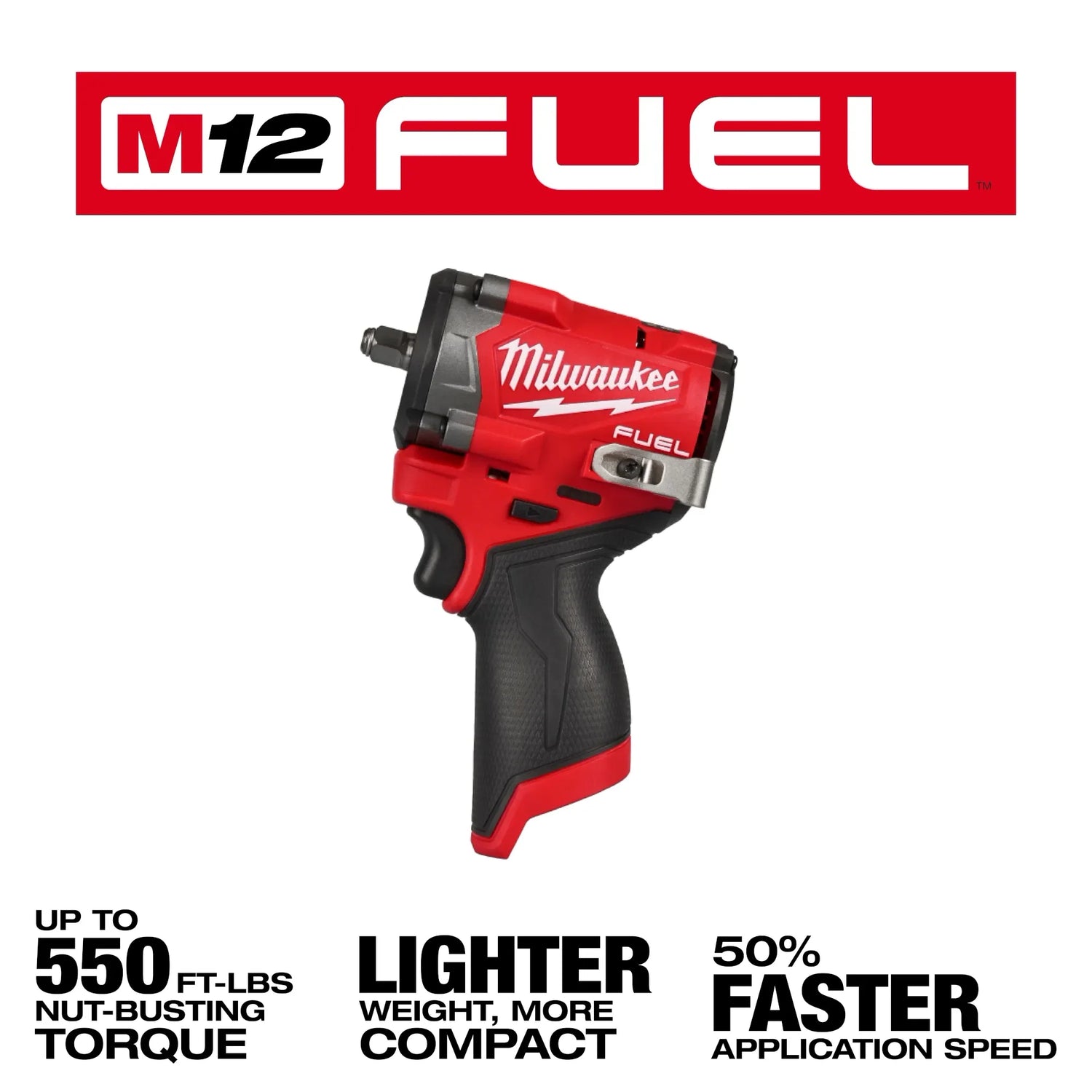 Milwaukee 2562-20 M12 Fueltrade Stubby 3/8 Impact Wrench