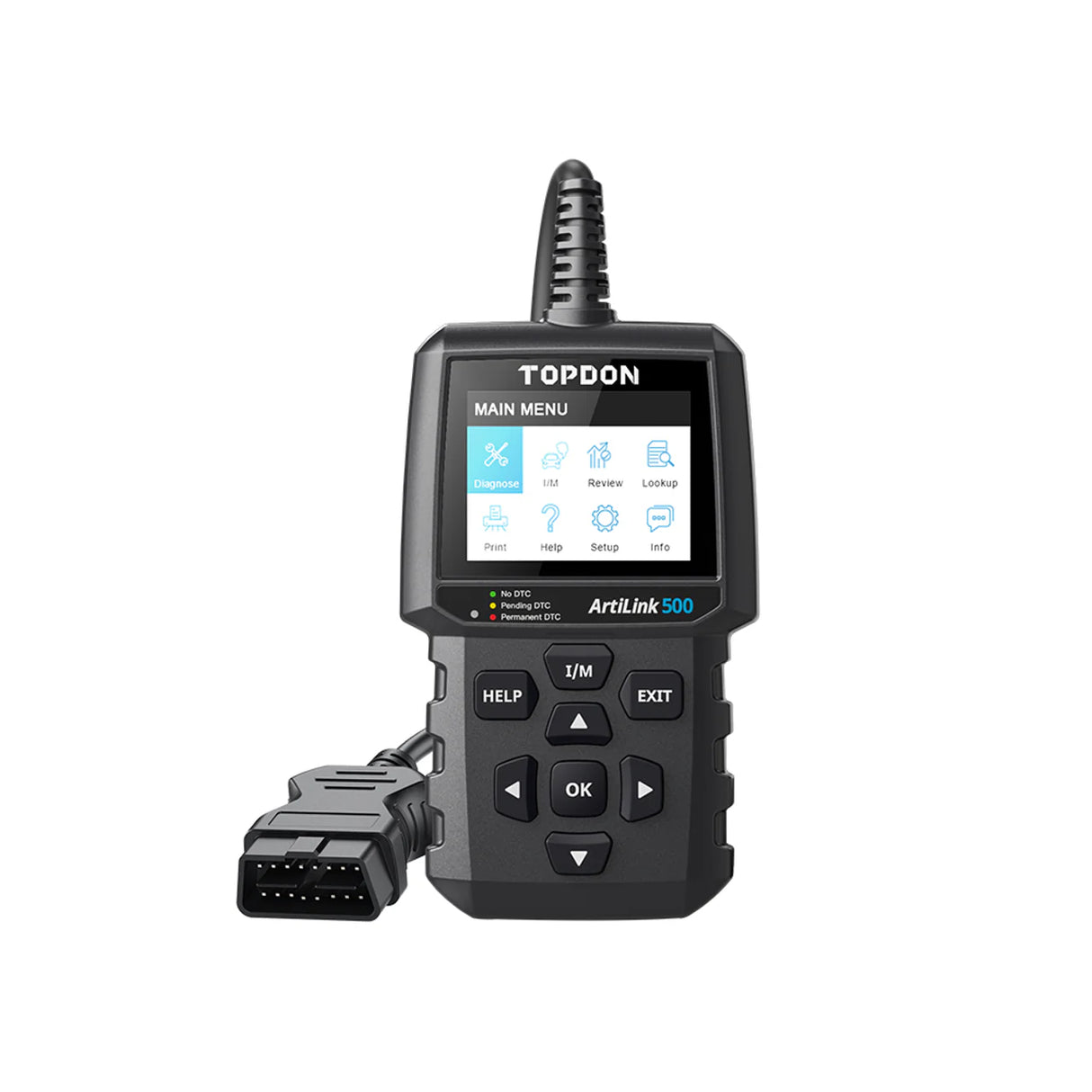 Topdon Al500 Code Reader - 10 Obdii Modes Data Graphing