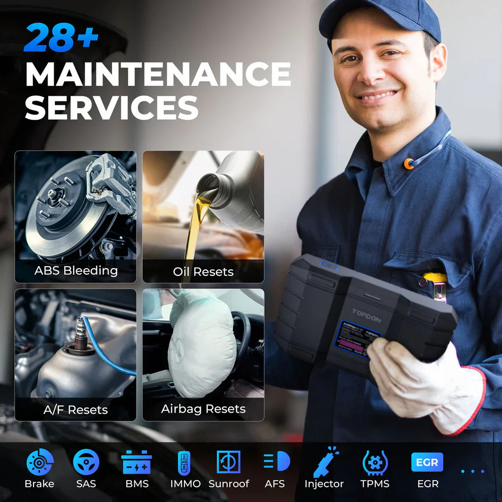 Topdon AD900BT 7 Bluetooth Scan Tool W/Service Functions Bi-Direct