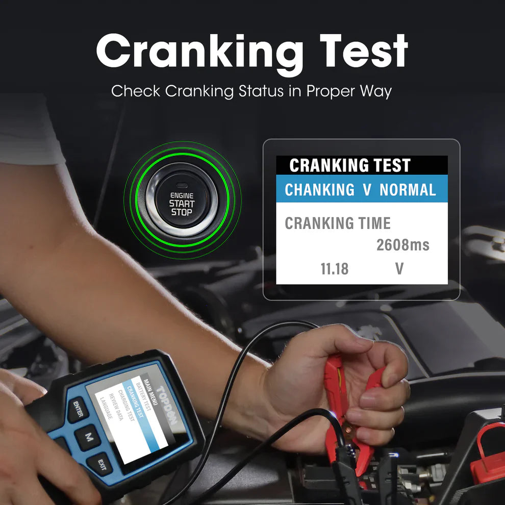Topdon BT200 12V Battery 12V/24V System Tester