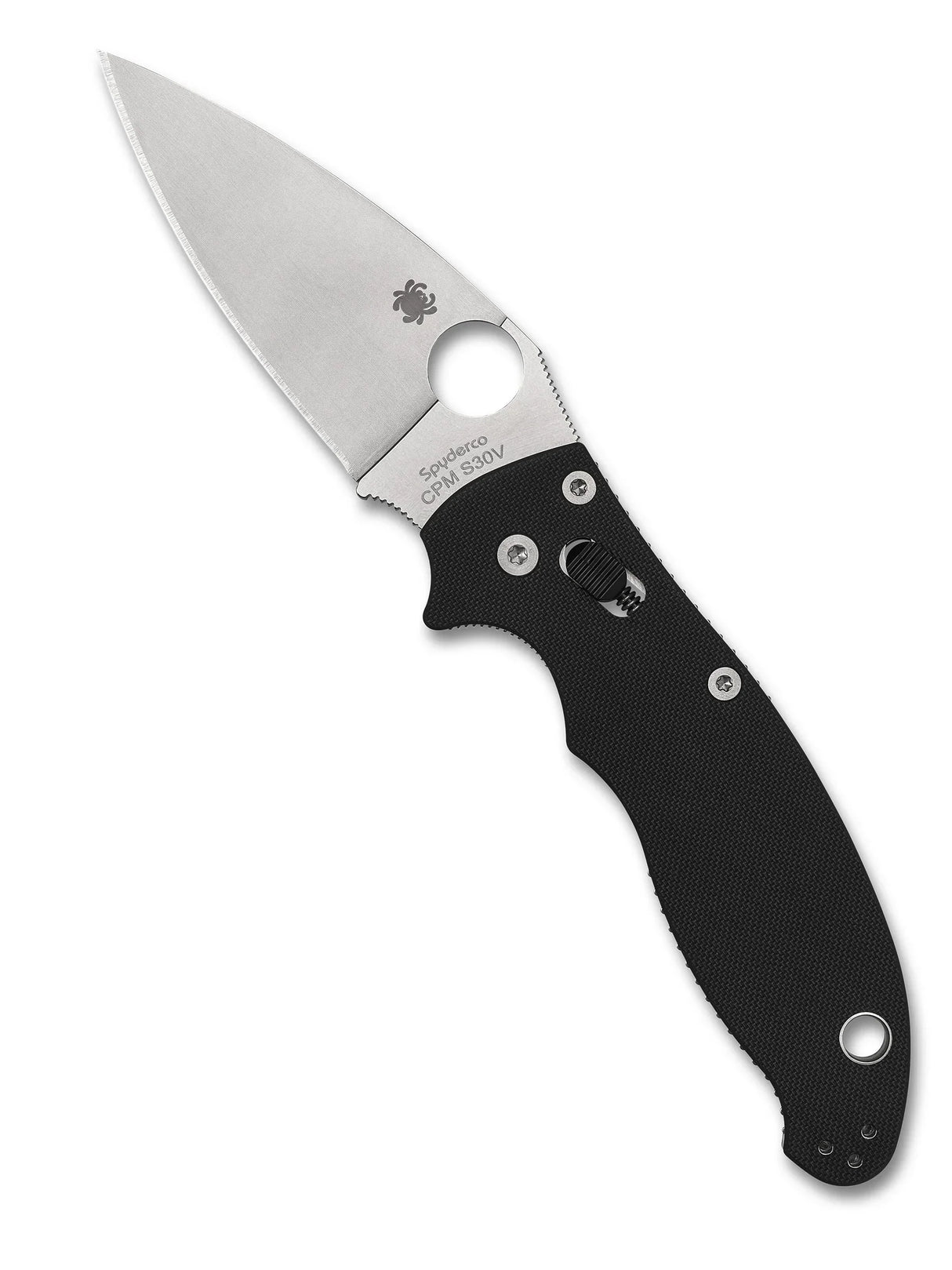 Spyderco C101GP2 Manix2 Plainedge G10 Handled Knife
