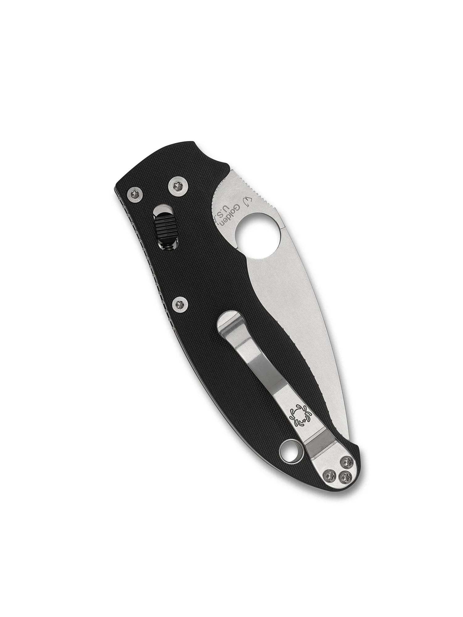 Spyderco C101GP2 Manix2 Plainedge G10 Handled Knife